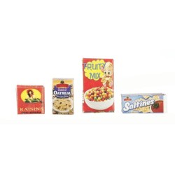 Dolls House Vintage Food Boxes Assorted Kitchen Grocery Shop Store Accessory