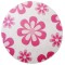 Dolls House Flower Rug Pink Modern Bedroom Nursery Floor Mat 1:12 Printed Card