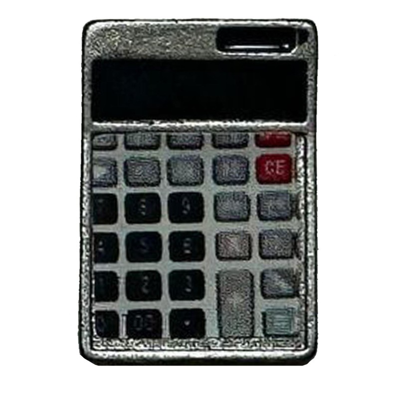 Dolls House Desktop Calculator Miniature 1:12 Scale Study Office Desk Accessory