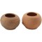 Dolls House Round Terracotta Plant Planter Clay Bell Pot Bowl Garden Accessory