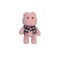 Dolls House Pink Pig in Blue Waistcoat Flocked Toy Shop Store Nursery Accessory