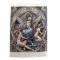 Dolls House Medieval Angels Tapestry Wall Hanging Woven Silk Rug