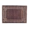 Dolls House Rectangular Rug Modern Brown Geometric Design Carpet Large