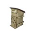 Dolls House Miniature Outside Toilet Outhouse 1:24 Half Scale Privy Outbuilding