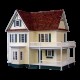 Dolls House Victoria's Farmhouse Kit 1:12 Scale Wooden Flat Pack Unpainted Dolls House Victoria's Farmhouse Kit 1:12 Scale Wooden Flat Pack Unpainted