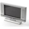 Dolls House Widescreen Television TV Modern Silver 1:12 Scale Accessory