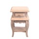 Dolls House Bedside Cabinet Unfinished Bare Wood French Style Dolls House Bedside Cabinet Unfinished Bare Wood French Style