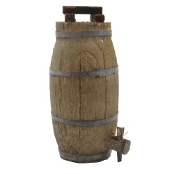 Dolls House Rustic Water Butt Tank Barrique Barrel Pub Stable Farm Accessory