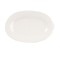 Dolls House Oval Plate Plain White Ceramic Tableware Dining Room Accessory 1:12