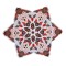 Dolls House Vibrant Hexagram Rug Miniature Floor Accessory Small 1:12 Scale