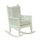 Dolls House Rocking Chair Rocker JBM Miniature Nursery Furniture 1:12 Pale Blue