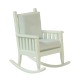 Dolls House Rocking Chair Rocker JBM Miniature Nursery Furniture 1:12 Pale Blue