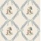 Dolls House Wallpaper Floral Bunny Pattern Miniature Print 1:12