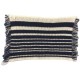 Dolls House Navy Blue & White Striped Rug 1:12 Modern Flooring Floor Accessory