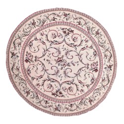 Dolls House Round Area Rug Circular Carpet Traditional Cream Design Lge Dolls House Round Area Rug Circular Carpet Traditional Cream Design Lge