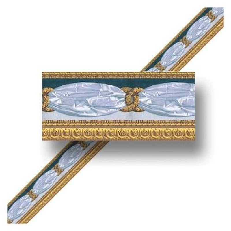 Dolls House Wallpaper Border Miniature Print 1:24 Scale 1/2in Half Inch 24606