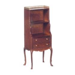 Dolls House Small Hutch Dresser Art & Crafts Walnut JBM Miniature Furniture 1:12