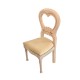 Dolls House Balloon Back Side Chair Unfinished Bare Wood Dolls House Balloon Back Side Chair Unfinished Bare Wood