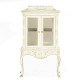 Dolls House China Cabinet on Legs White Hand Painted JBM Miniature Furniture Dolls House China Cabinet on Legs White Hand Painted JBM Miniature Furniture