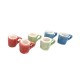 Dolls House Mugs Modern Multi Coloured Miniature 1:12 Kitchen Accessory PK 6