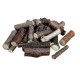 Dolls House Pile of Wooden Logs Miniature Fireplace Garden Yard Accessory Small