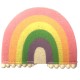 Dolls House Rainbow Semi-Circle Rug Modern 1:12 Flooring Nursery Kids Accessory