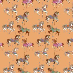 Dolls House Wallpaper Carousel Horses 1:24 Nursery Paper 1/2in Miniature Print Dolls House Wallpaper Carousel Horses 1:24 Nursery Paper 1/2in Miniature Print