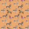 Dolls House Wallpaper Carousel Horses 1:24 Nursery Paper 1/2in Miniature Print