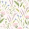 Dolls House Wallpaper Spring Floral Design