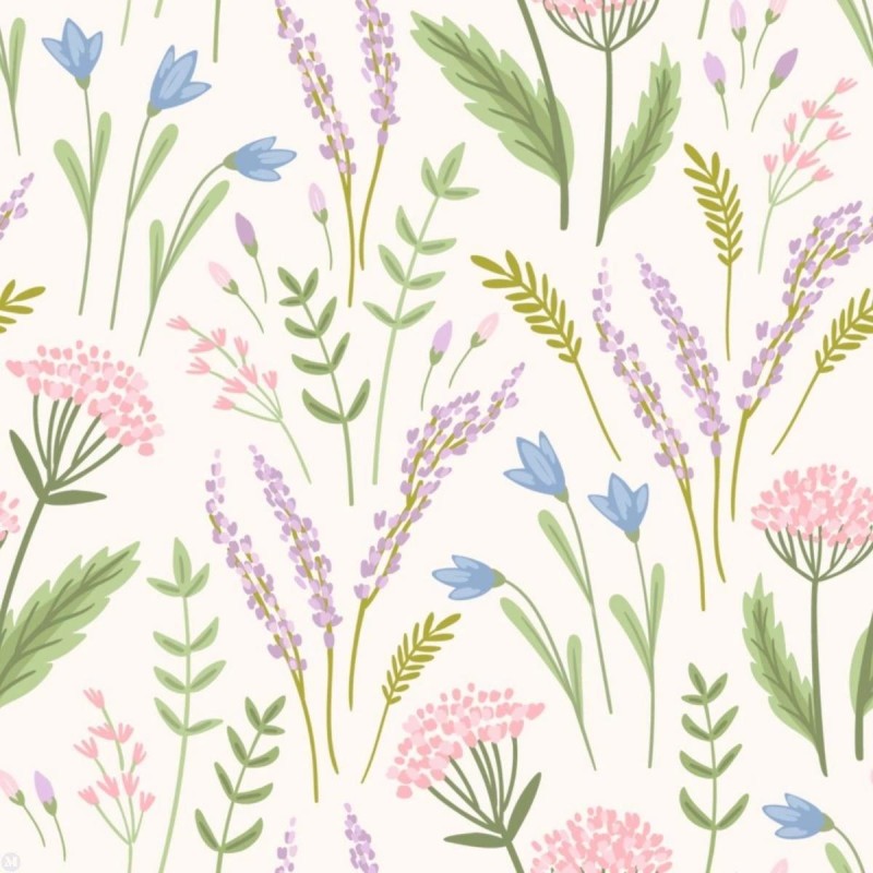 Dolls House Wallpaper Spring Floral Design Dolls House Wallpaper Spring Floral Design