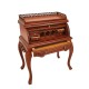 Dolls House Roll Top Desk Victorian Bureau Walnut Platinum Study Furniture 1:12