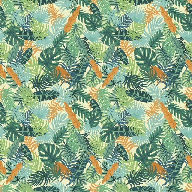 Dolls House Wallpaper Tropical Palm Leaf Design Miniature Print 1:12 Decoration Dolls House Wallpaper Tropical Palm Leaf Design Miniature Print 1:12 Decoration