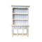 Dolls House Welsh Dresser White Wood 3 Drawer Kitchen Dining Room Furniture 1:12