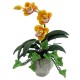 Dolls House Yellow Lily & Trailing Foliage in Pot 1:12 Ornament Garden Accessory