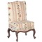 Dolls House Slipper Accent Chair Occasional JBM Walnut Living Room Furniture