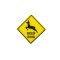 Dolls House Deer Xing Sign Crossing Road Fence Railway Warning Accessory 1:12