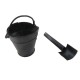 Dolls House Coal Scuttle Bucket Hod & Shovel Fireside Fire Place Cabin Accessory