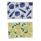 Dolls House Tea Towels Lemons & Beach Themed Fabric 1:12 Scale Kitchen Accessory