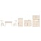 Dolls House Old Fashioned Kitchen Furniture Set White Wooden 6pc Miniature 1:12