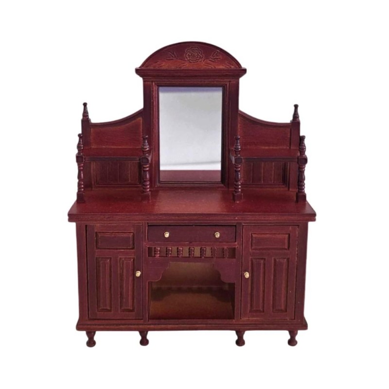 Dolls House Sideboard Dresser Mahogany Ornate Victorian Dining Room Furniture