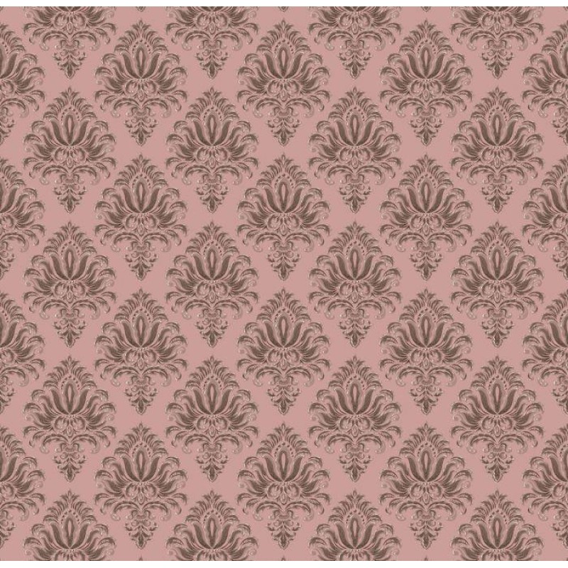 Dolls House Green Retro Circle Seamless Pattern Miniature Print Wallpaper 1:12