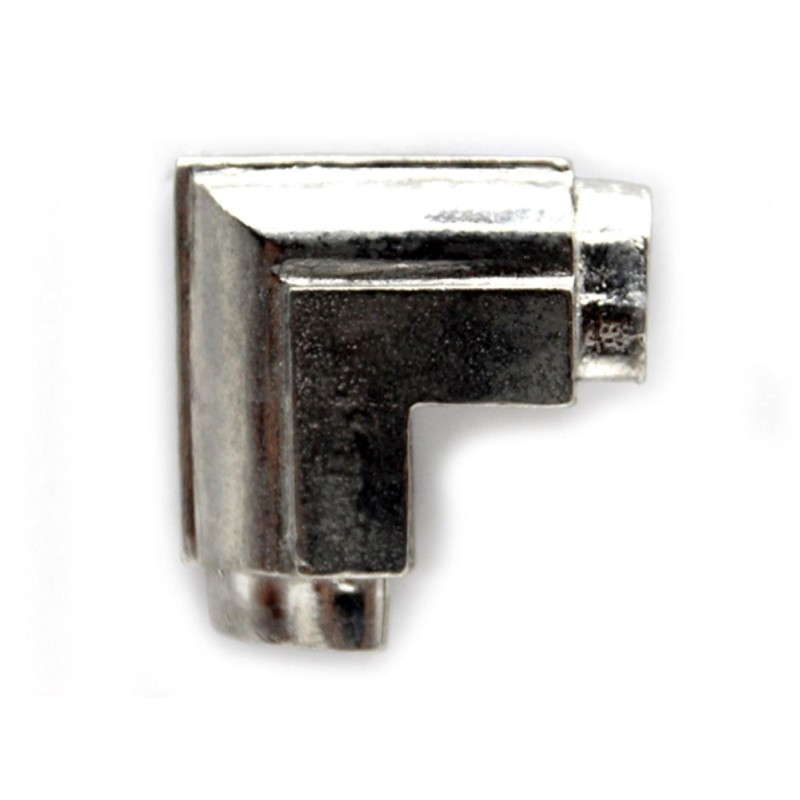 Dolls House Angle Outside Corner Miniature Pewter Rainwater Accessory 1:12 Scale