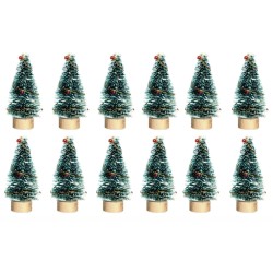 Dolls House 12 Snowy Christmas Trees Miniature 1:12 or 1:24 Ornament Accessory Dolls House 12 Snowy Christmas Trees Miniature 1:12 or 1:24 Ornament Accessory