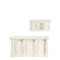 Dolls House White Island Unit Kitchen Furniture The Platinum Collection 1:12