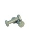 Dolls House Hand Weights Grey Miniature Modern Gym Exercise Accessory 1:12 Scale
