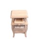 Dolls House Bedside Cabinet Unfinished Bare Wood French Style Dolls House Bedside Cabinet Unfinished Bare Wood French Style