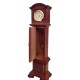Dolls House Working Grandfather Clock Walnut Dolls House Working Grandfather Clock Walnut