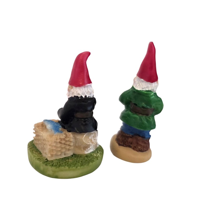 Dolls House 2 Gnomes Miniature Garden Ornaments 1:12 Scale Accessory Dolls House 2 Gnomes Miniature Garden Ornaments 1:12 Scale Accessory
