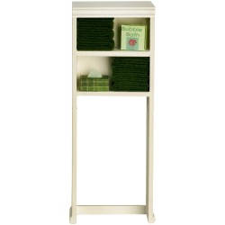 Dolls House Over Toilet Shelf Unit Dark Green Miniature Bathroom Furniture 1:12