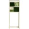 Dolls House Over Toilet Shelf Unit Dark Green Miniature Bathroom Furniture 1:12